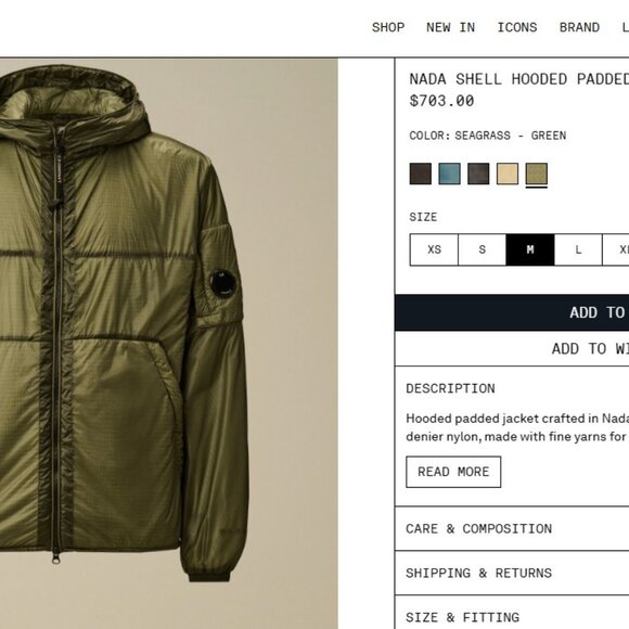 brand new w tag CP company $700 +tax jacket - Picture 5 of 14